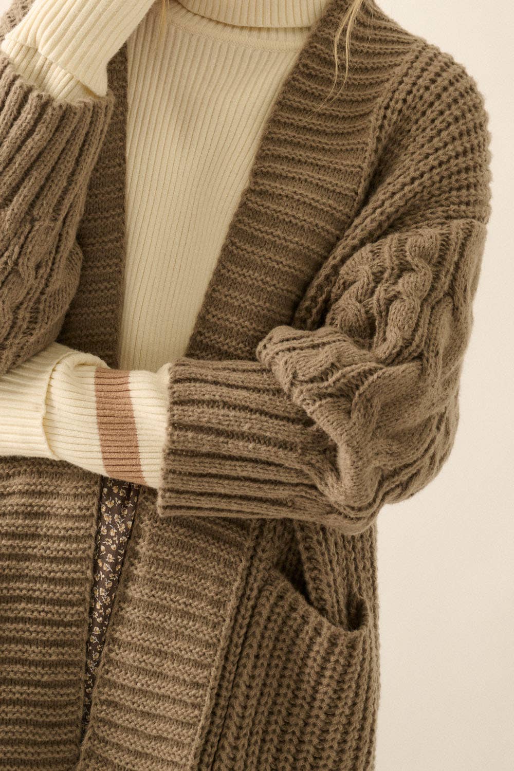 Stevie Open Front Cardigan
