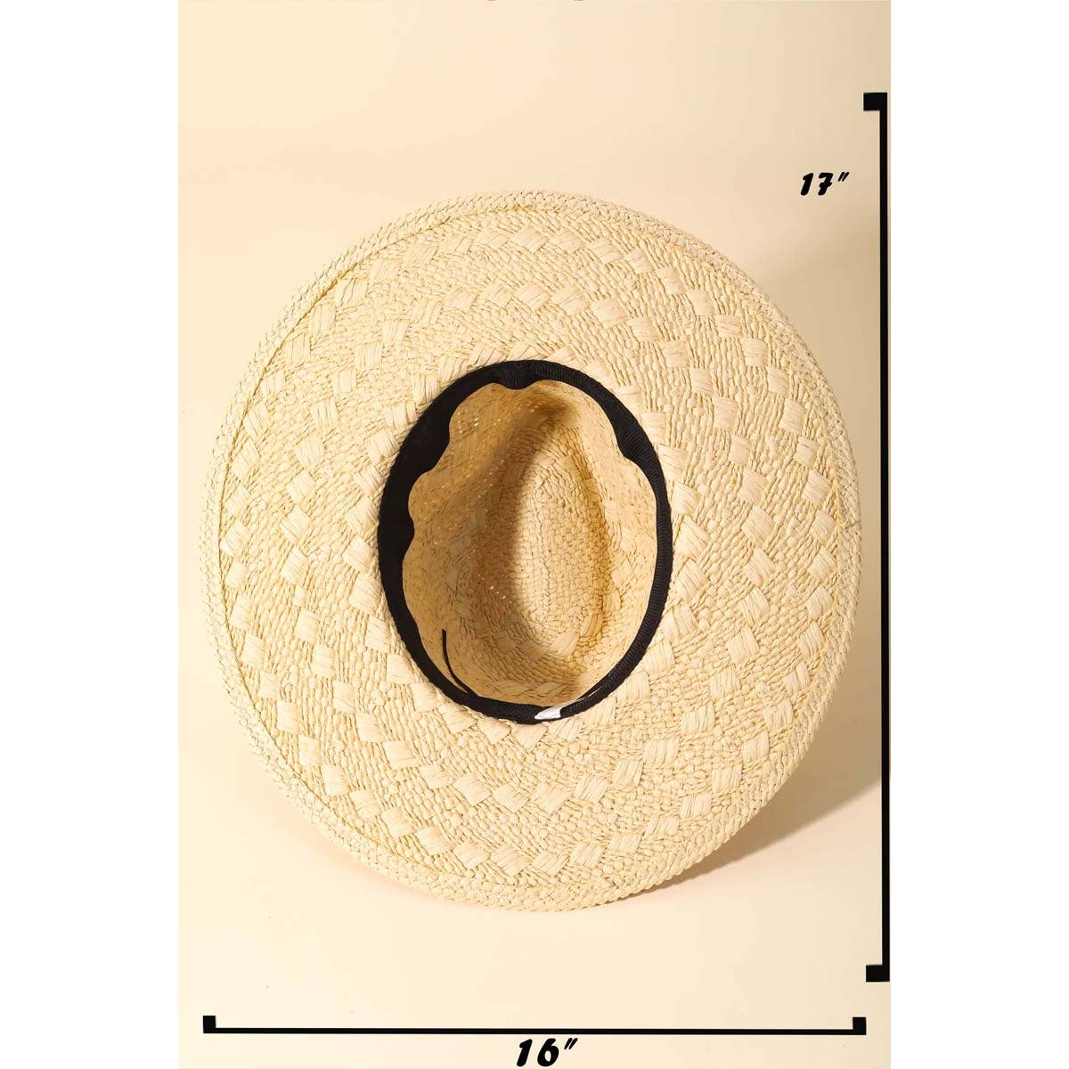 Cream Rope Sun Hat