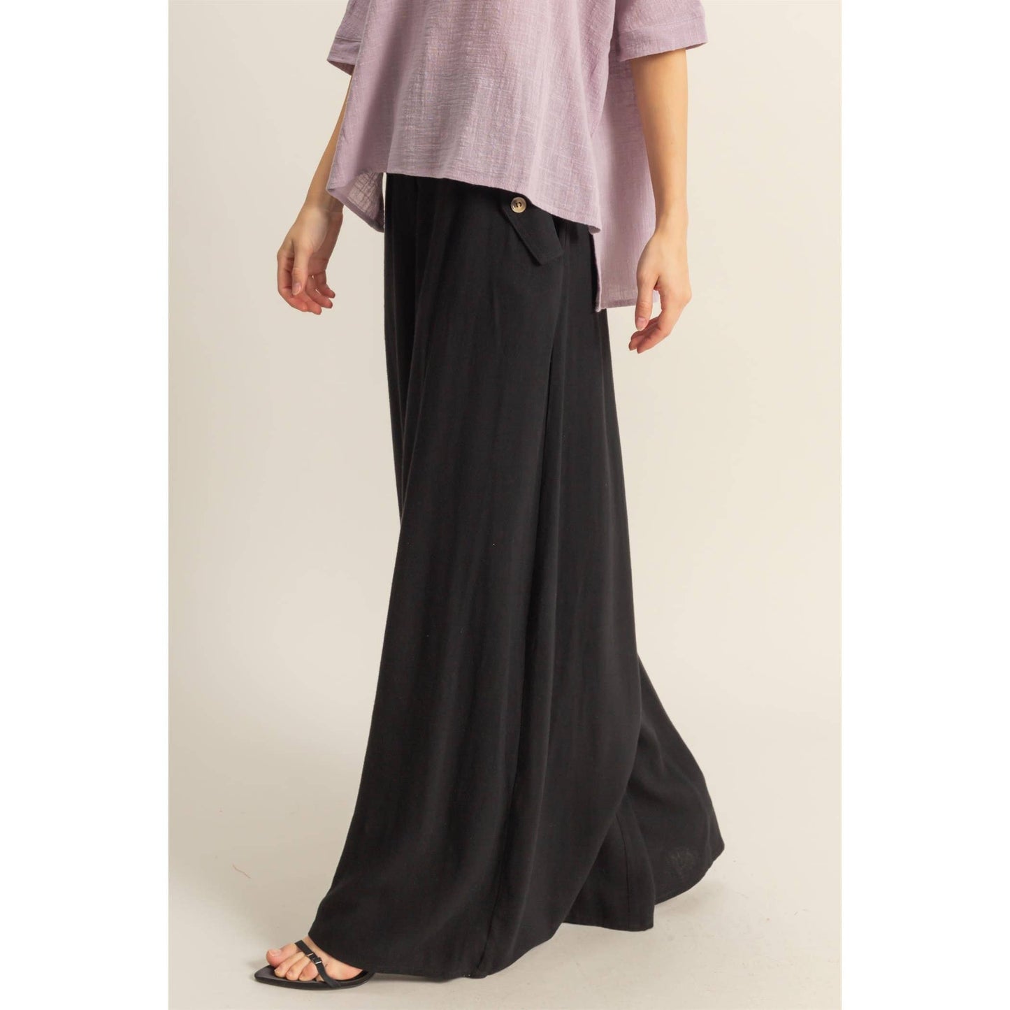 Leesa Flowy Linen Pant
