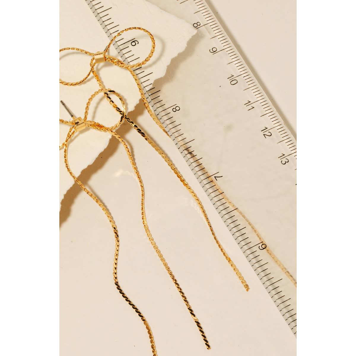 Ribbon Bow Stud Earrings