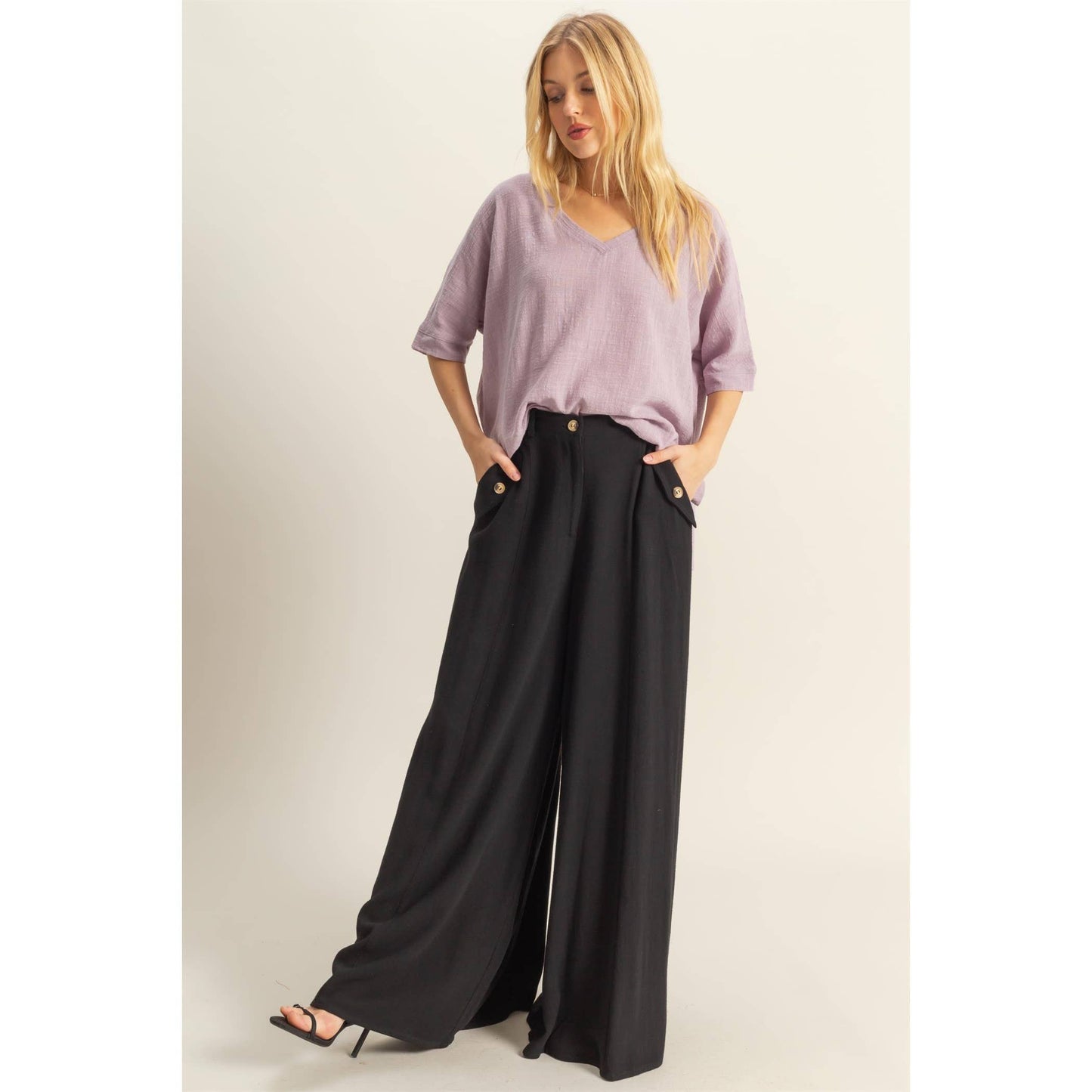 Leesa Flowy Linen Pant