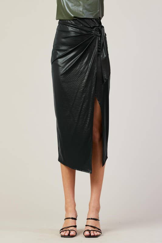 Wynnie Wrap Midi Skirt