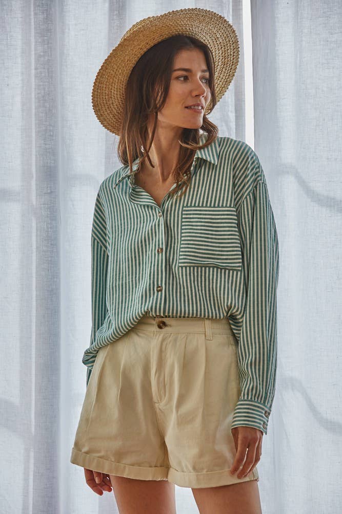 Cassandra Button Down