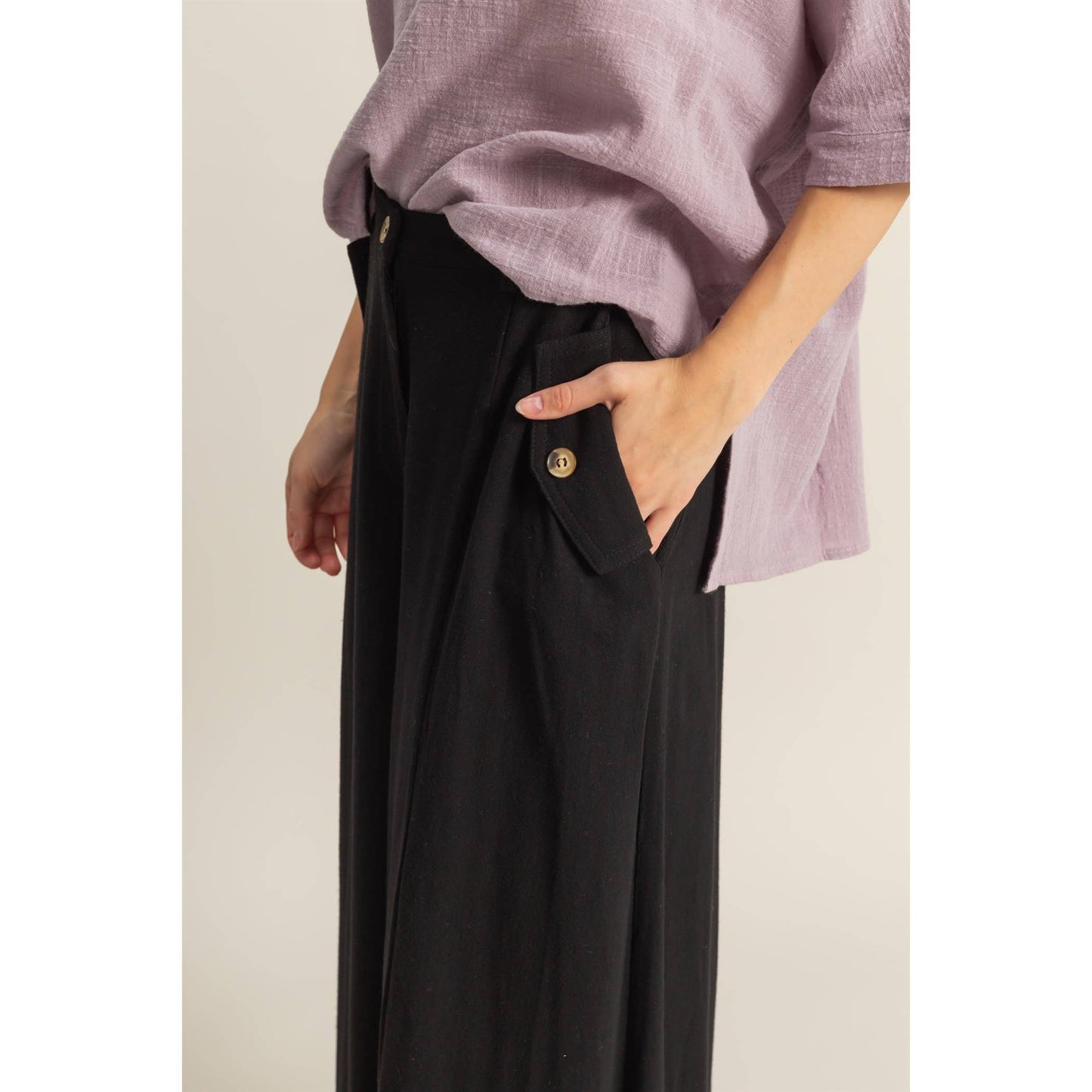 Leesa Flowy Linen Pant