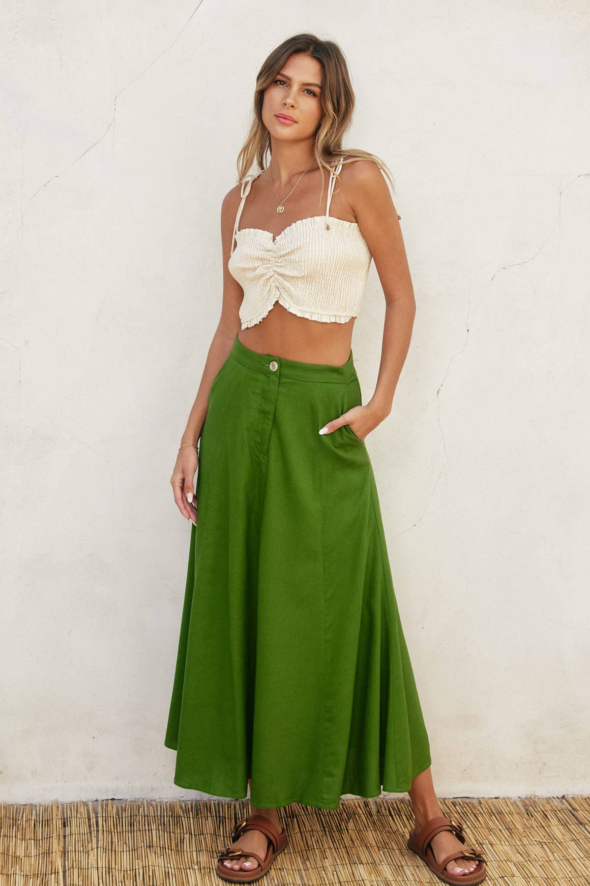 Felicity Flared Maxi Skirt