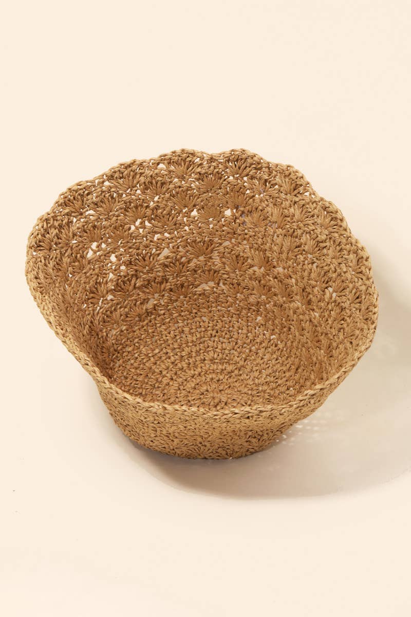 Straw Bucket Hat