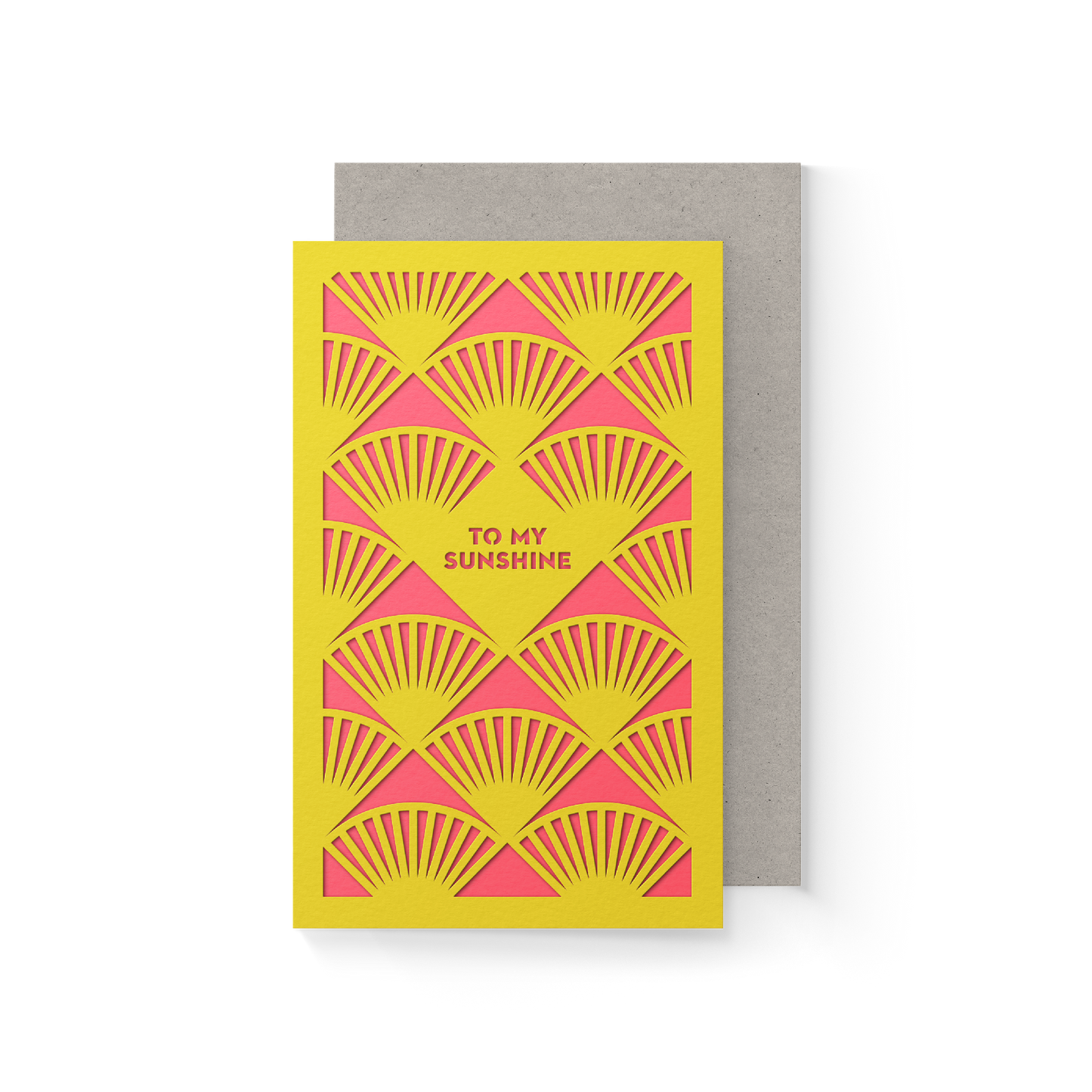 To My Sunshine Mini Layered Card