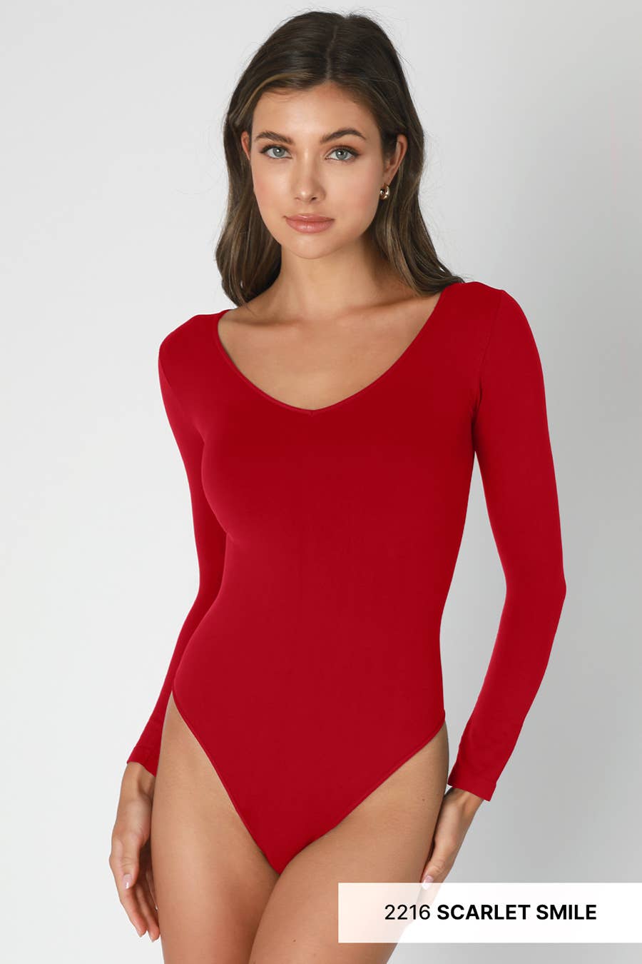 Jersey V Neck LS Bodysuit
