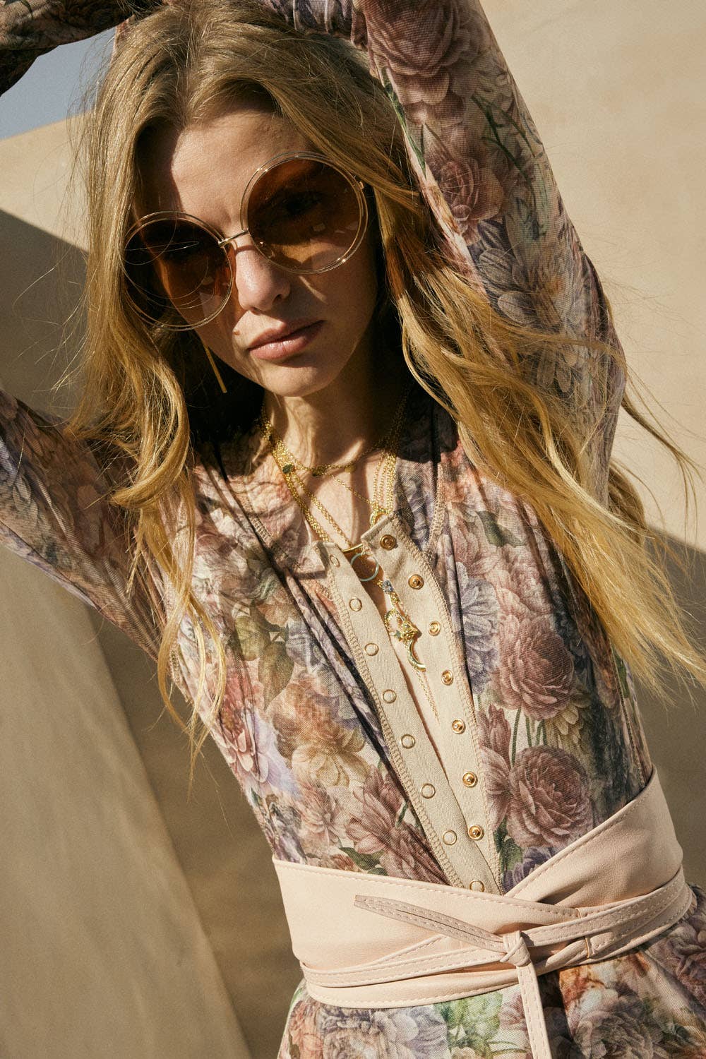 Flora Mesh Top
