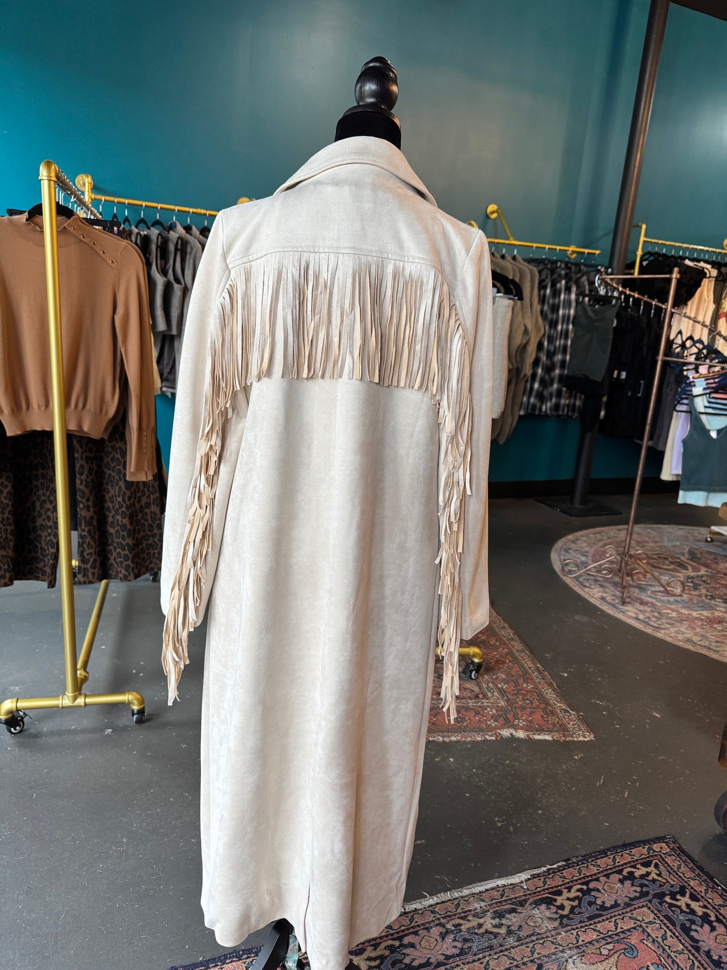 Dakota Dust Fringe Maxi Coat