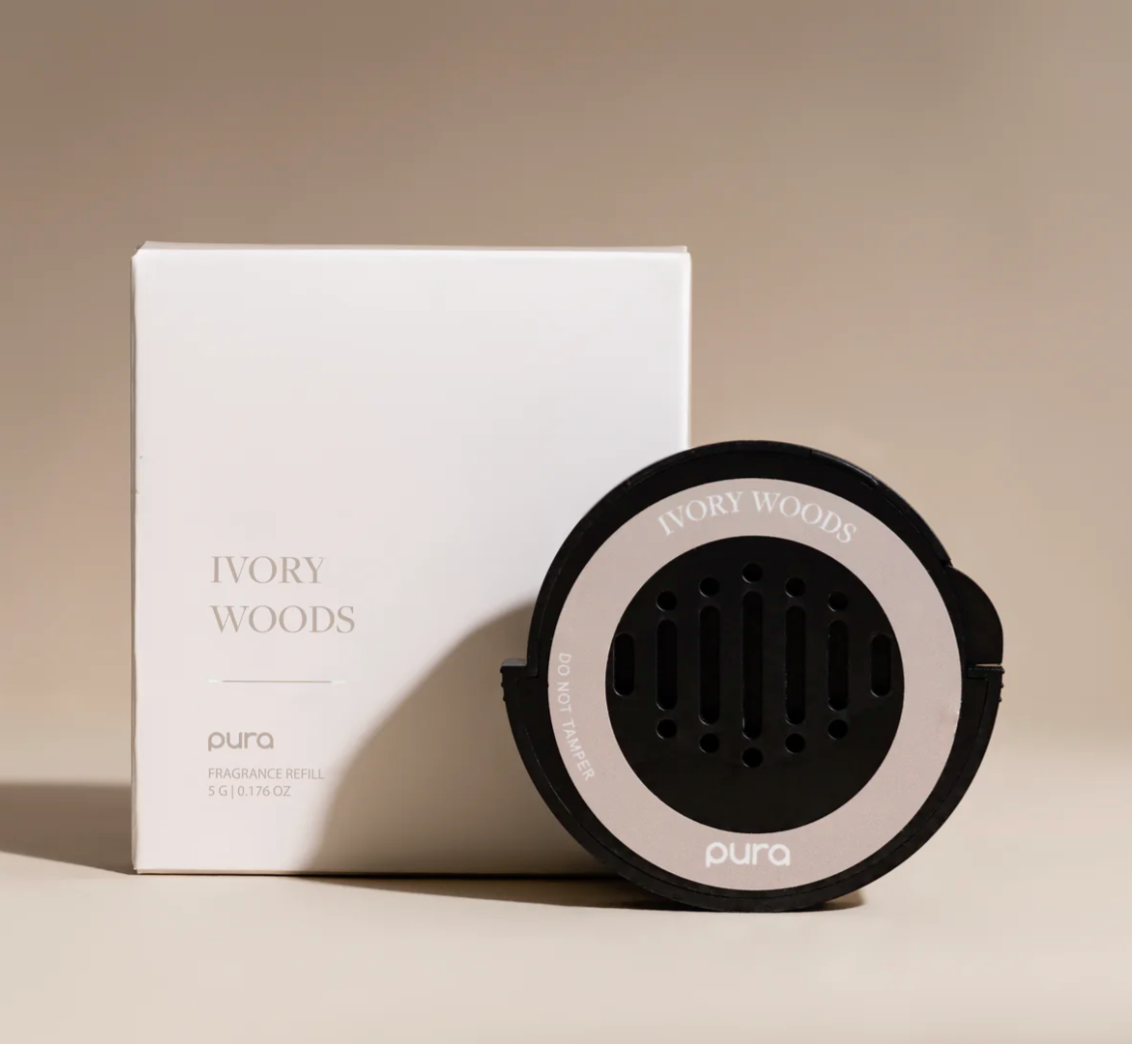 Pura Car Refill Ivory Woods