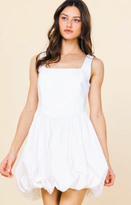 Bubble Dress White