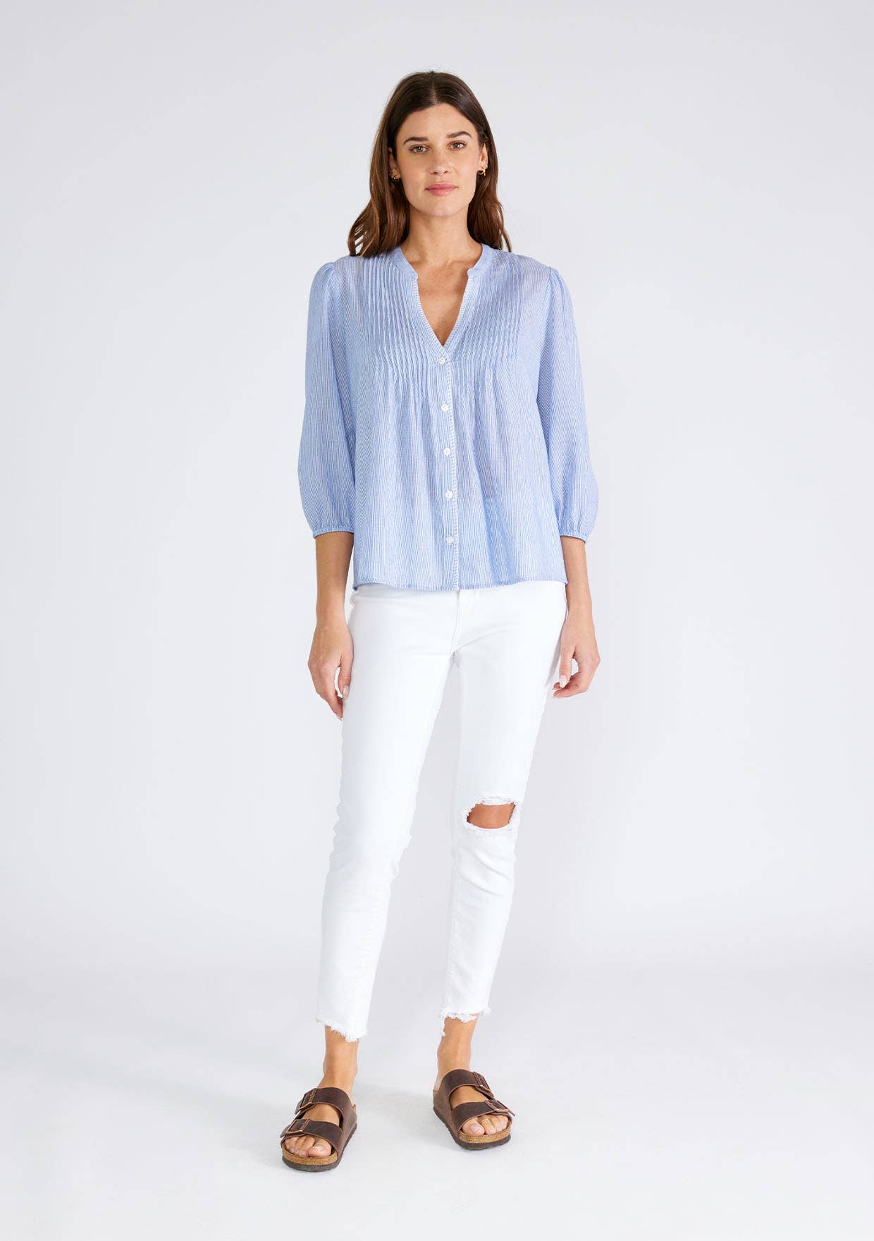Pintuck Blouse