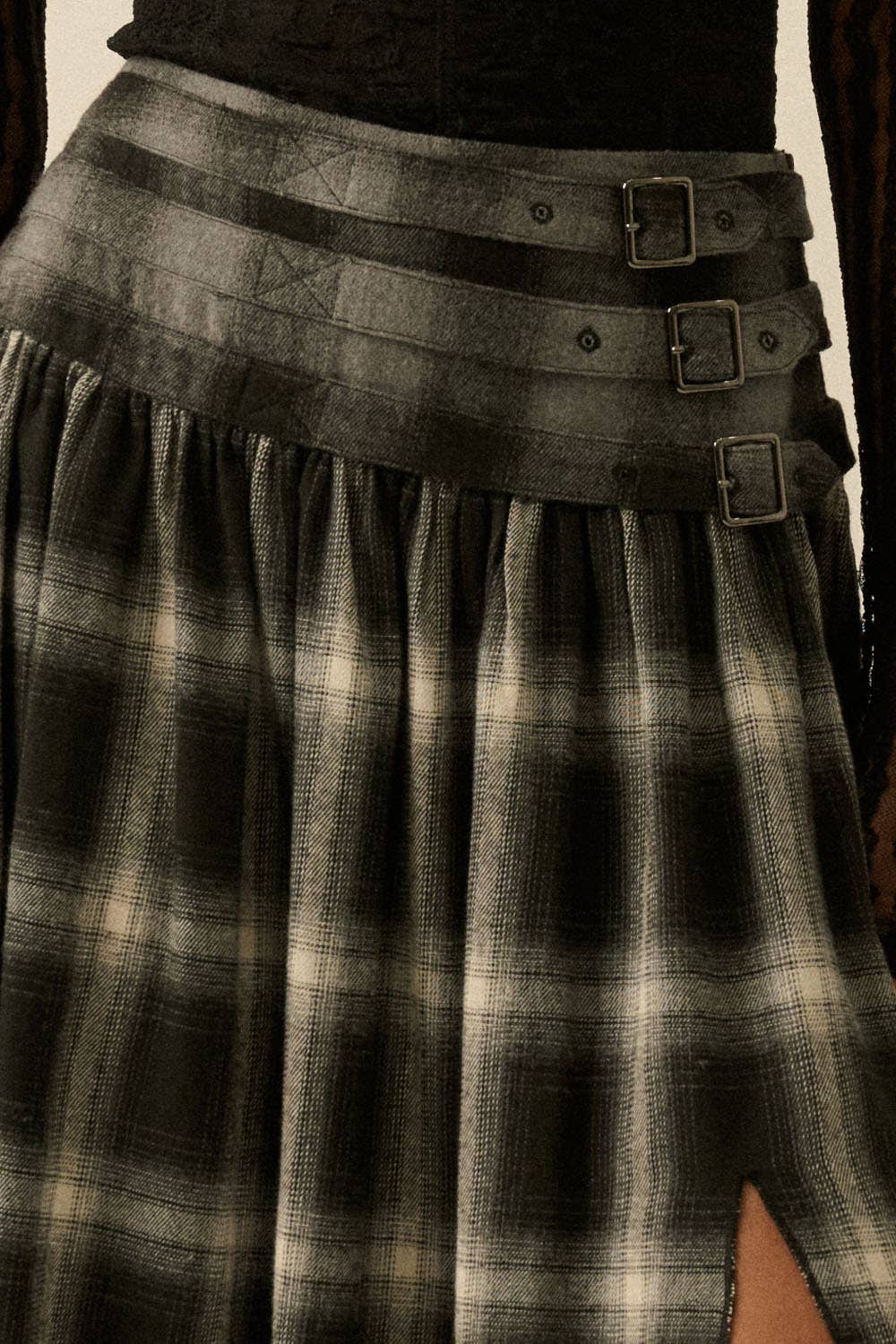 Fiona Flannel Maxi Skirt