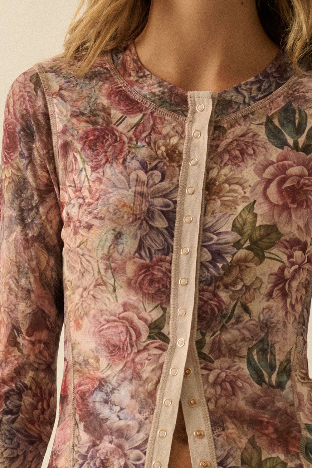 Flora Mesh Top