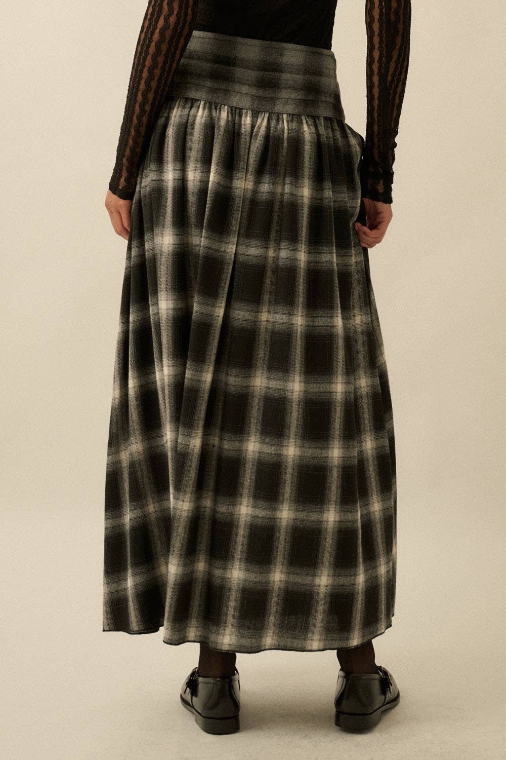 Fiona Flannel Maxi Skirt