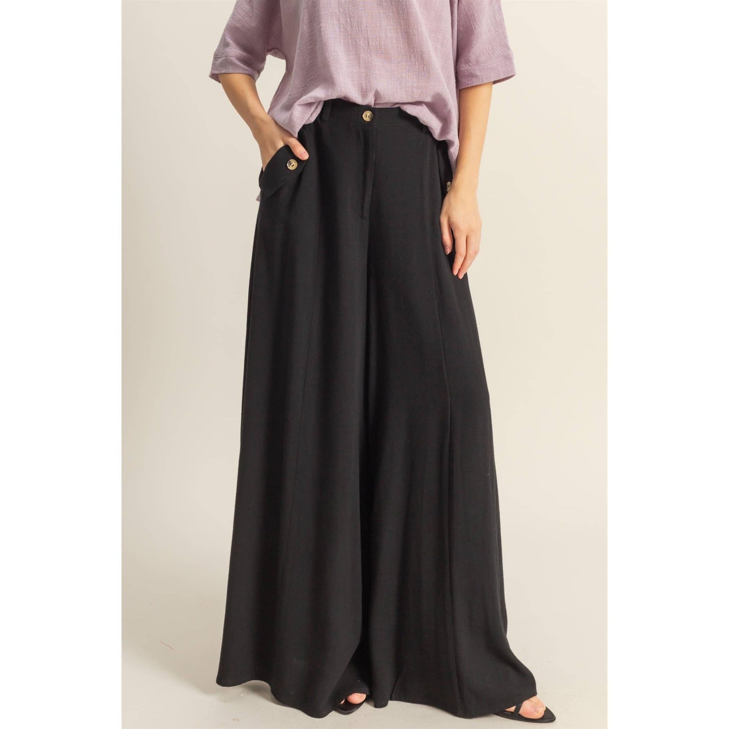 Leesa Flowy Linen Pant