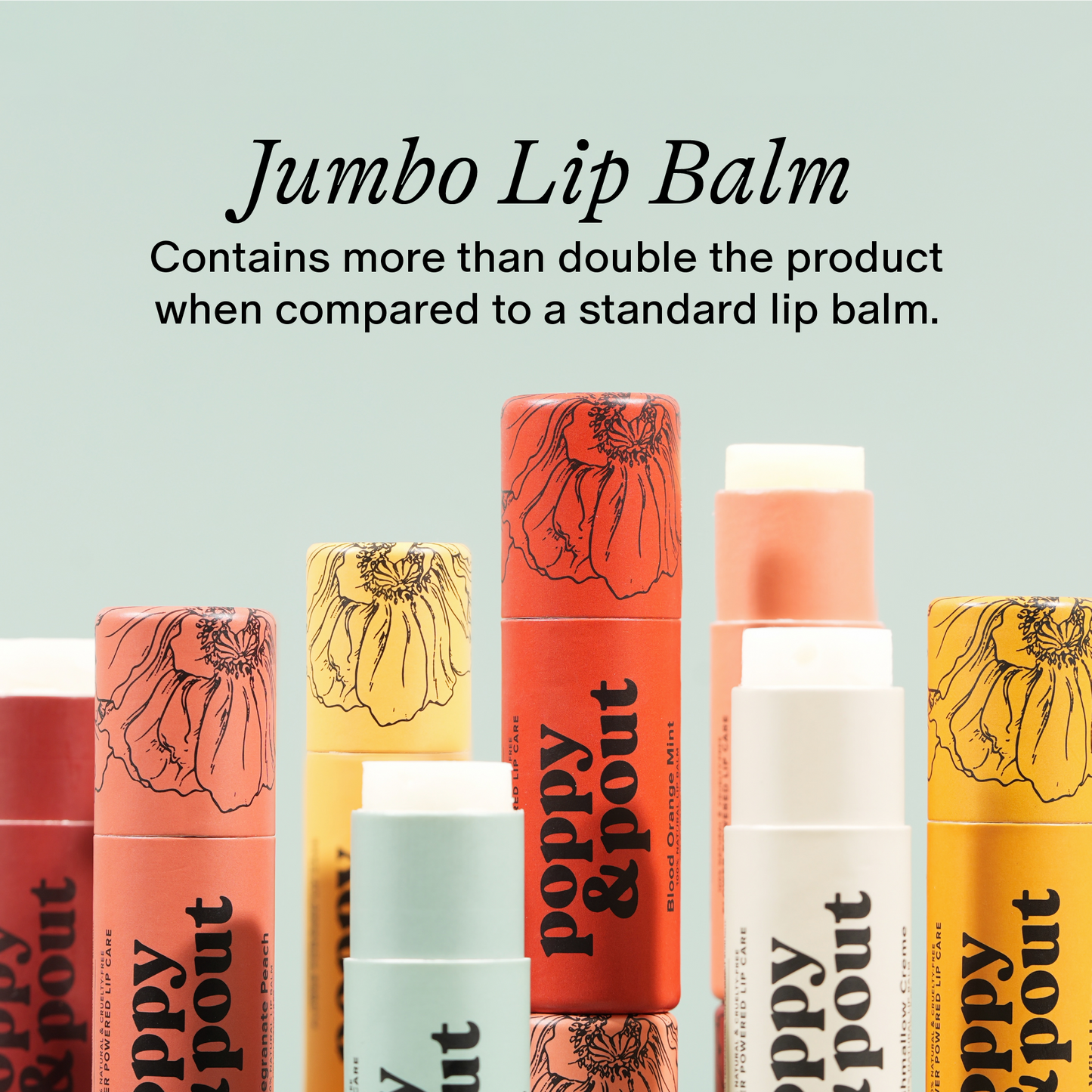 Poppy & Pout Lip Balm - Pink Grapefruit