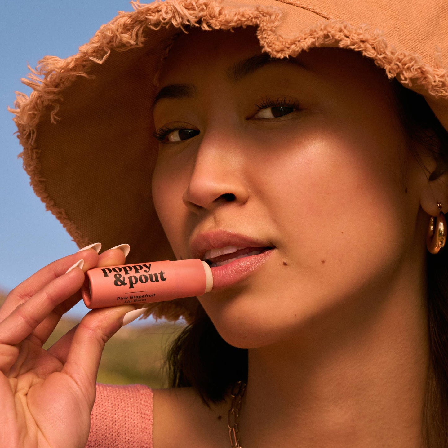 Poppy & Pout Lip Balm - Pink Grapefruit