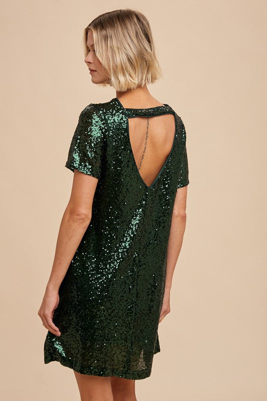 Sequin Mini Dress - 2 Colors!