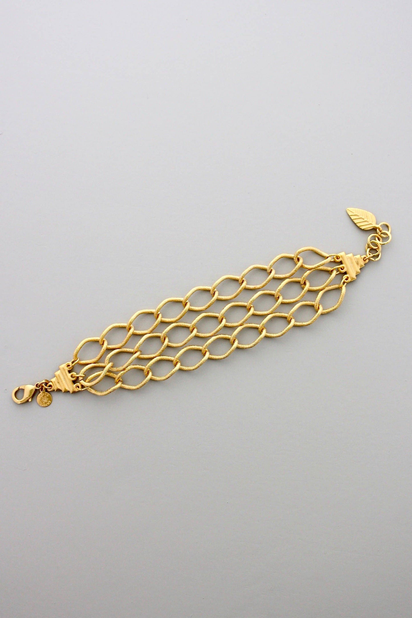 3 Link Gold Chain Bracelet