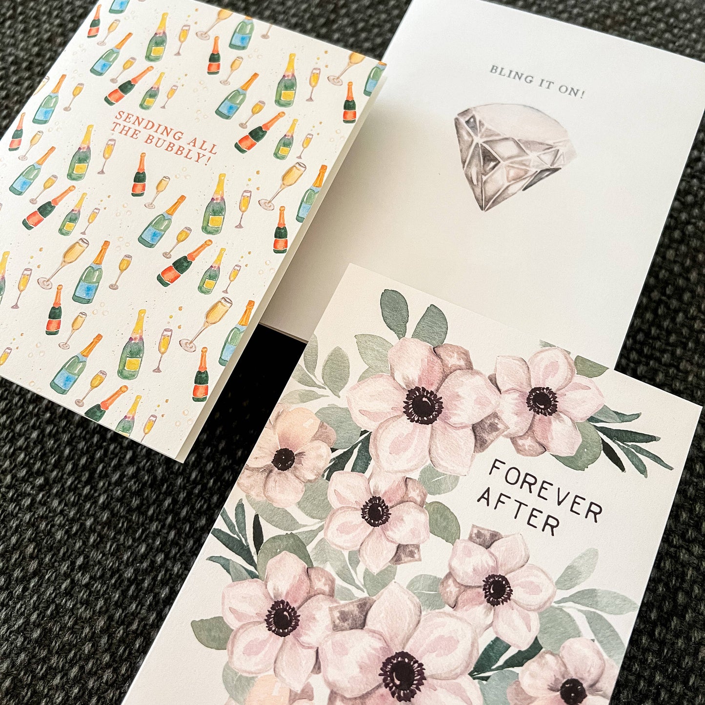 Sending Bubbly Greeting Card