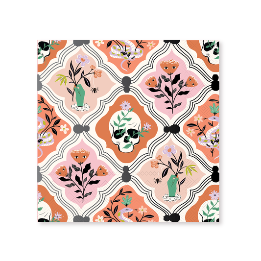 SKULLS & SPIDERS NAPKINS