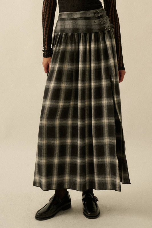 Fiona Flannel Maxi Skirt