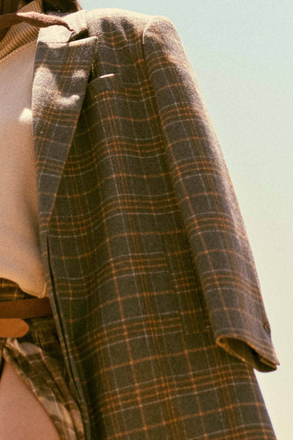 Paige Plaid Overcoat