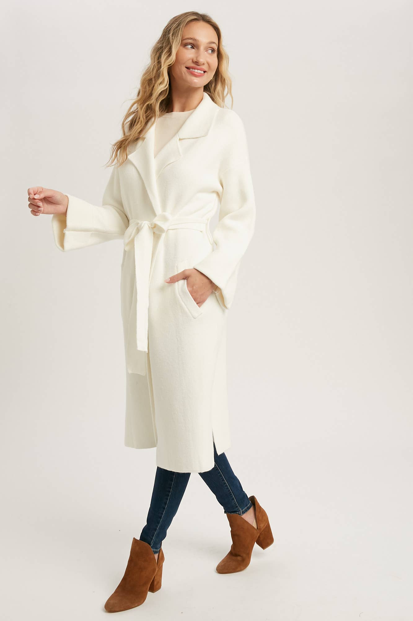 Nancy Knit Trench