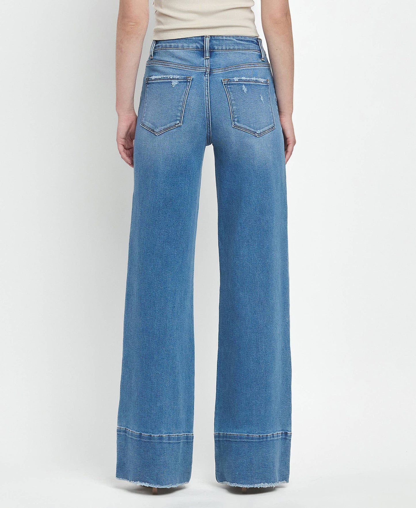 Wide Hem Jeans