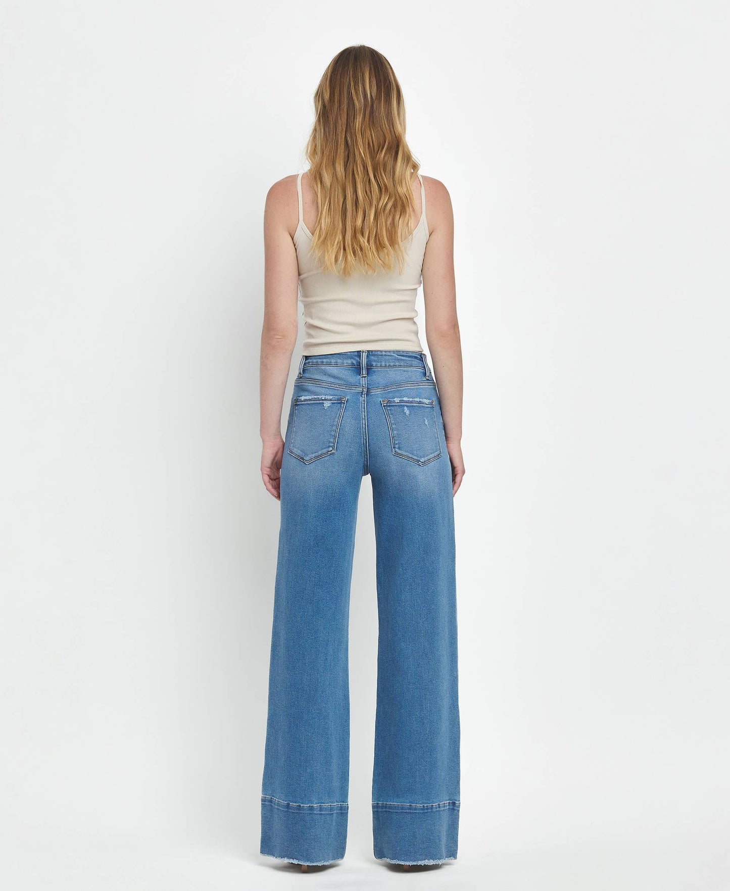 Wide Hem Jeans