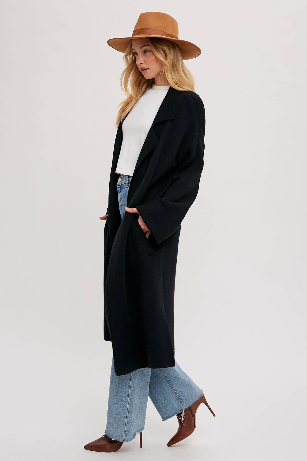 Nancy Knit Trench