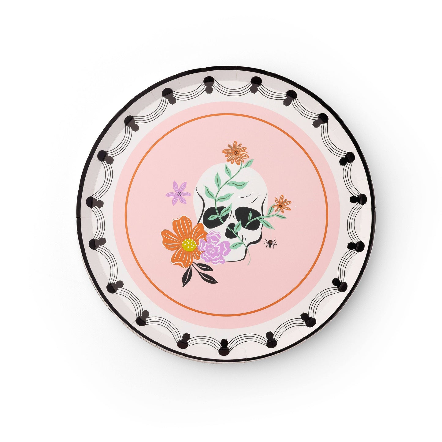 SKULLS & SPIDERS DESSERT PLATES
