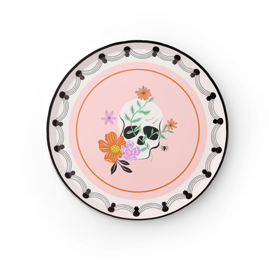 SKULLS & SPIDERS DESSERT PLATES