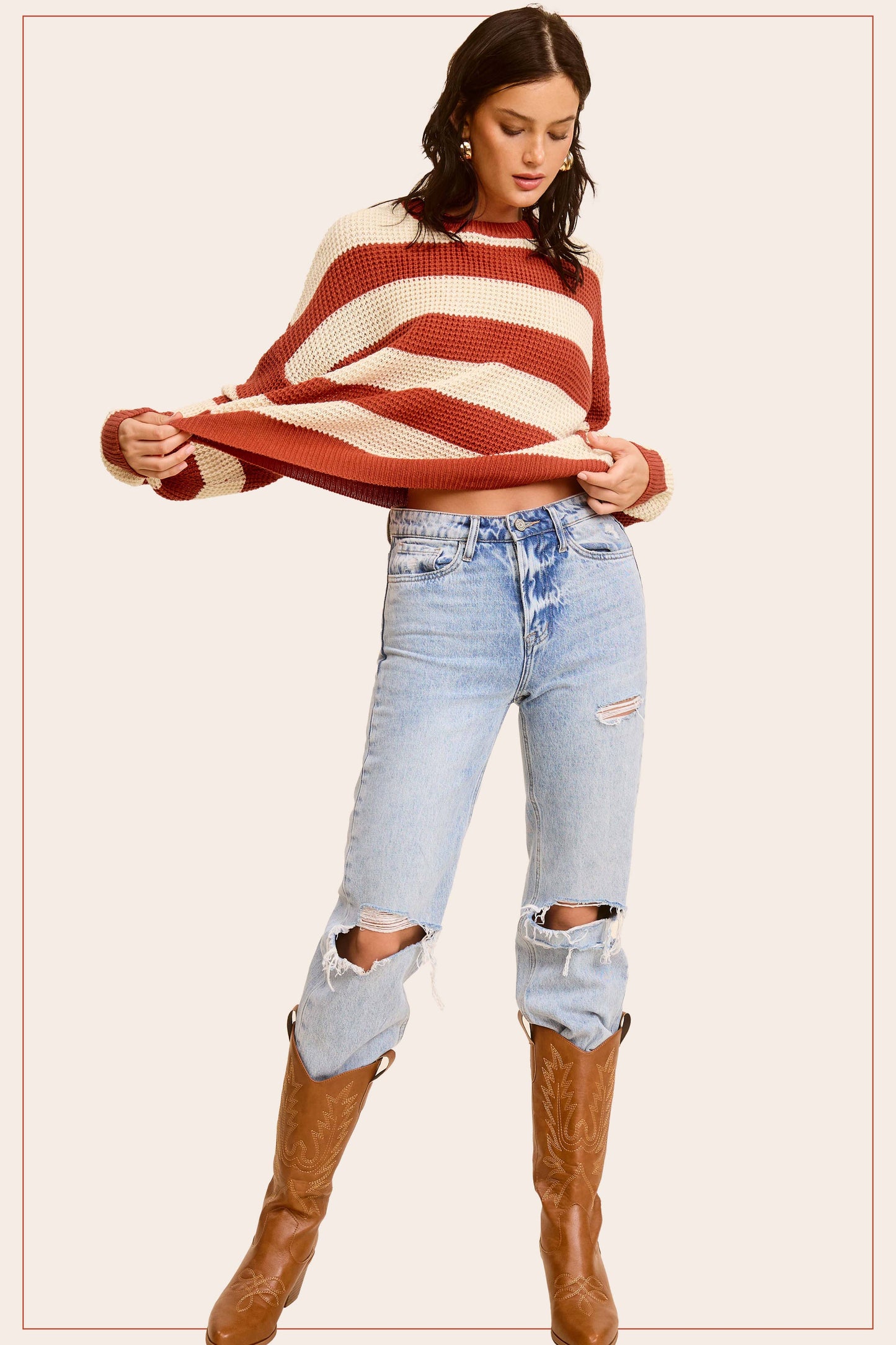 Fall Stripe Sweater