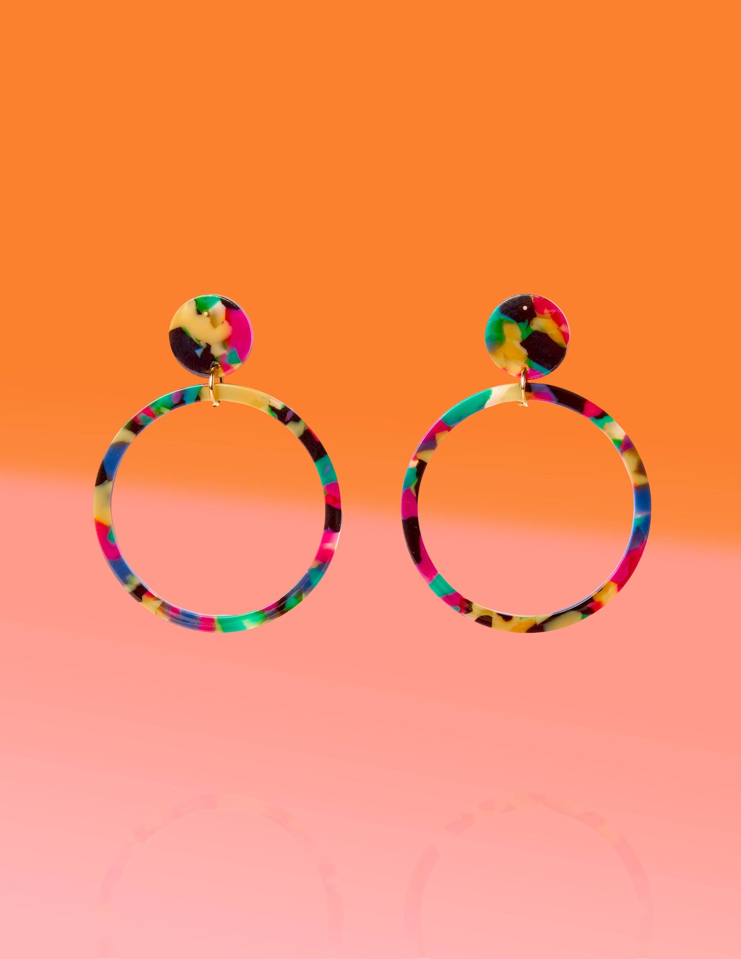 Color Me Up Hoops Large