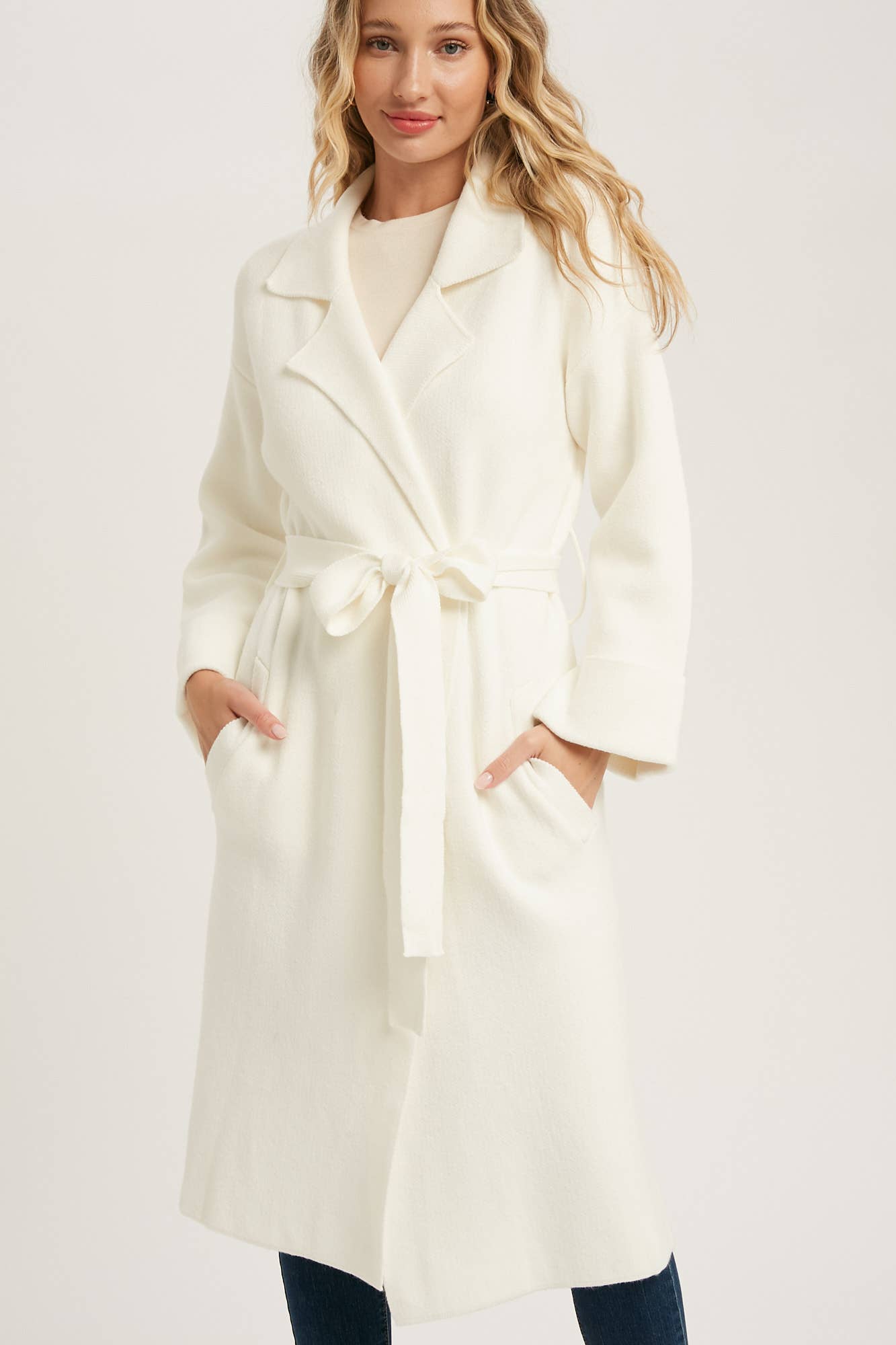 Nancy Knit Trench