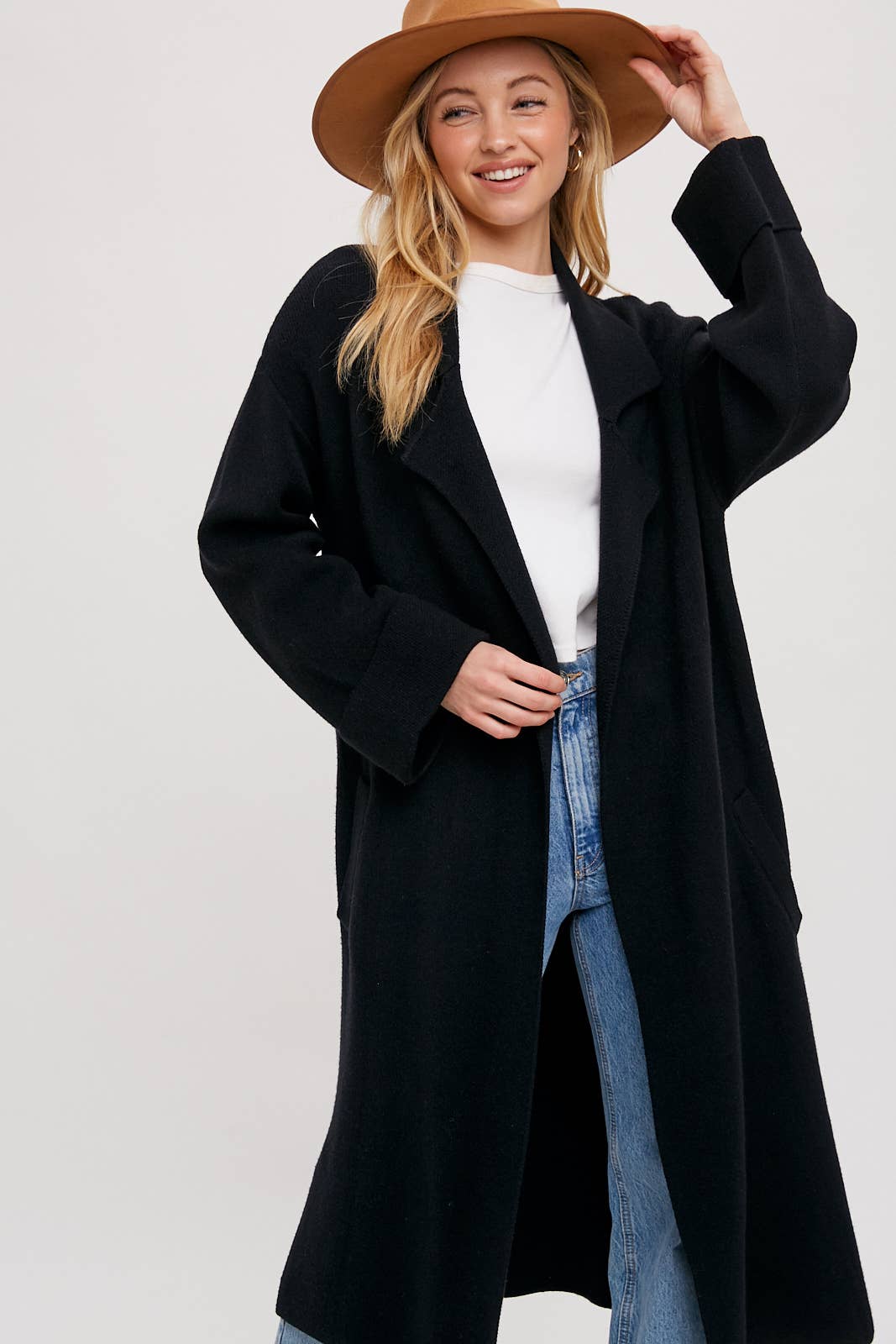 Nancy Knit Trench