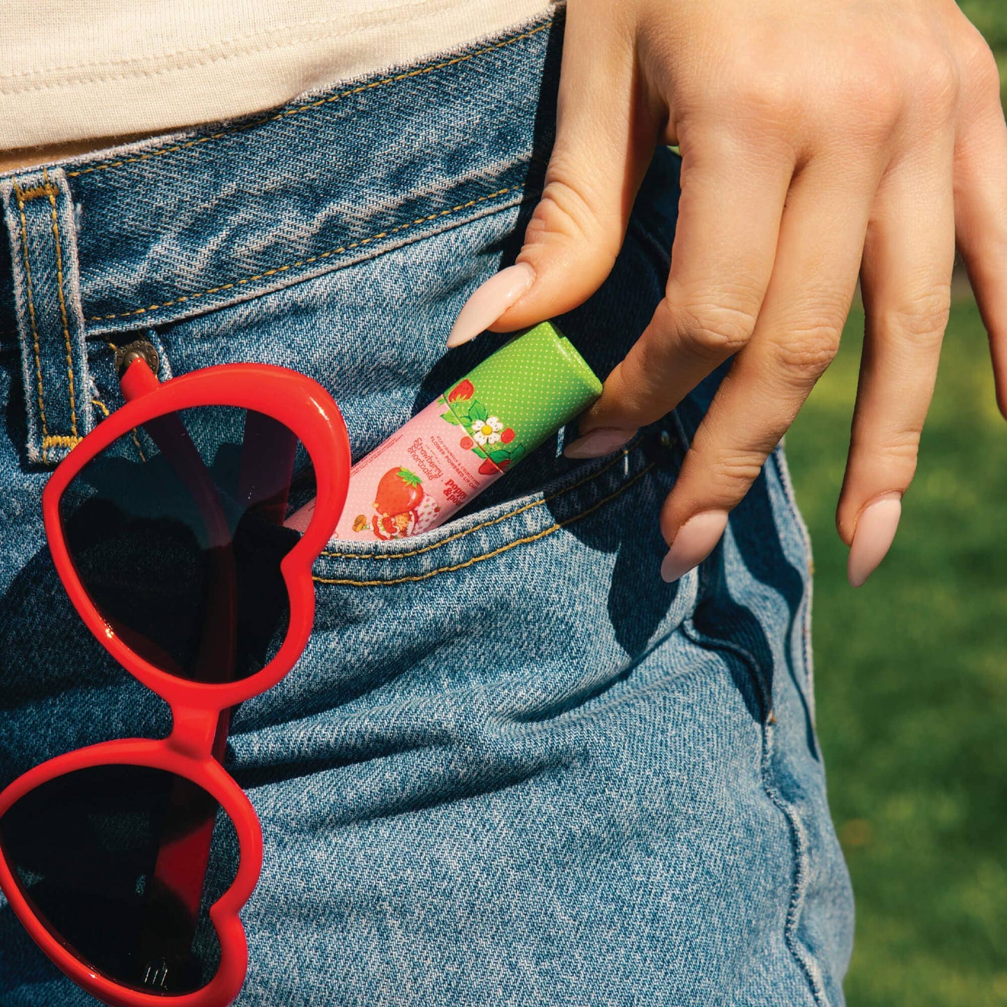 Poppy & Pout Lip Balm - Limited Edition Strawberry Shortcake