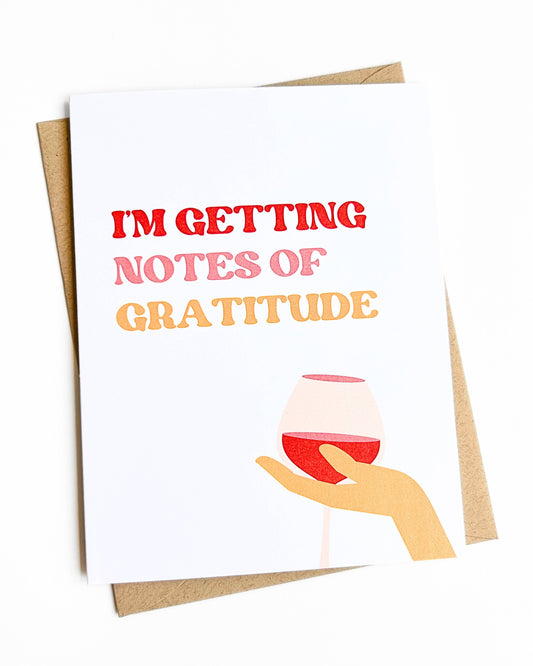 Notes of Gratitude Card