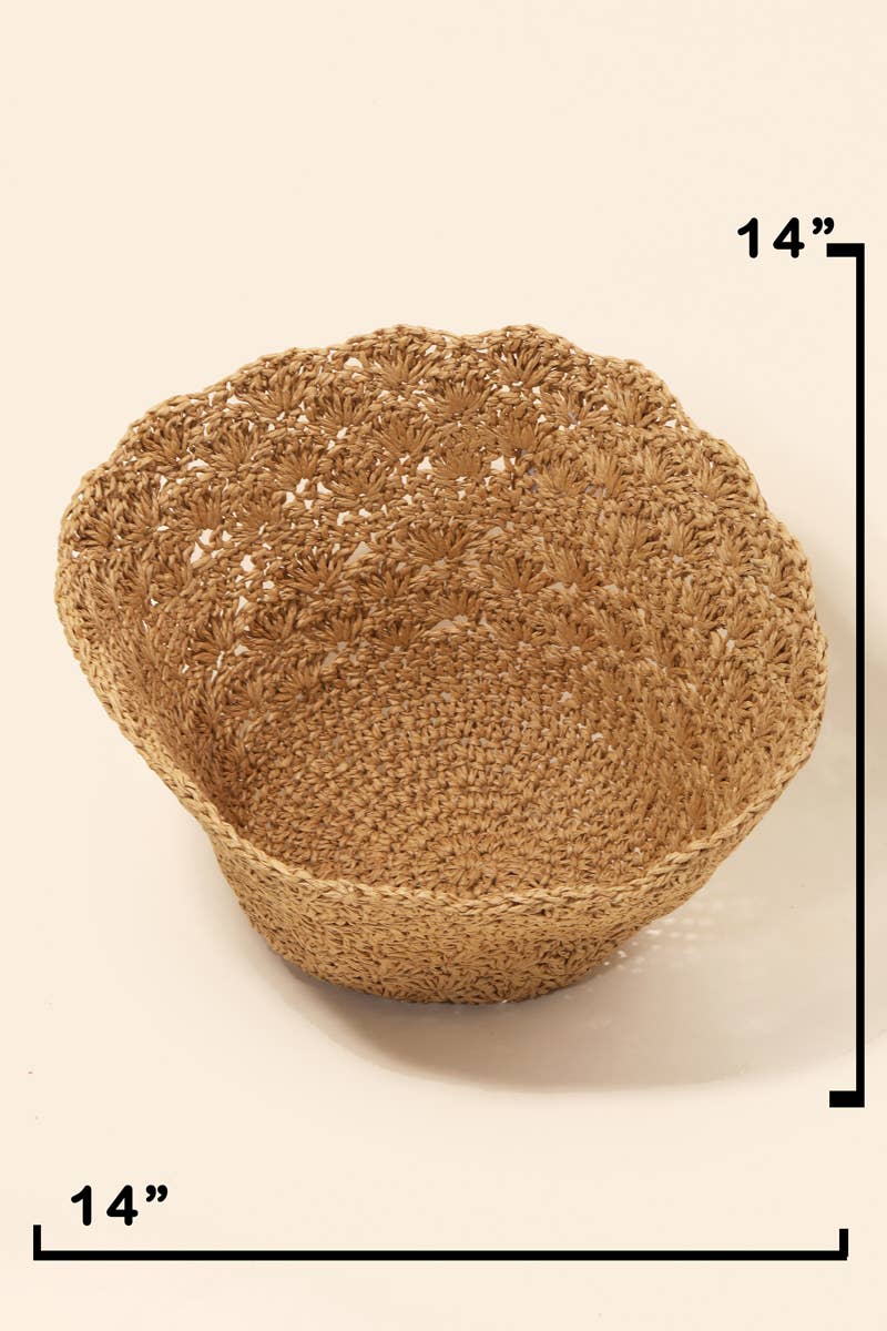 Straw Bucket Hat