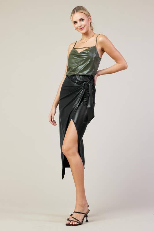 Wynnie Wrap Midi Skirt