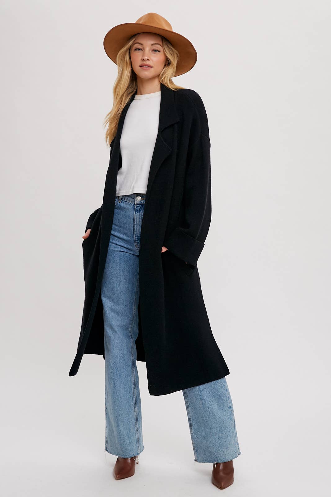 Nancy Knit Trench