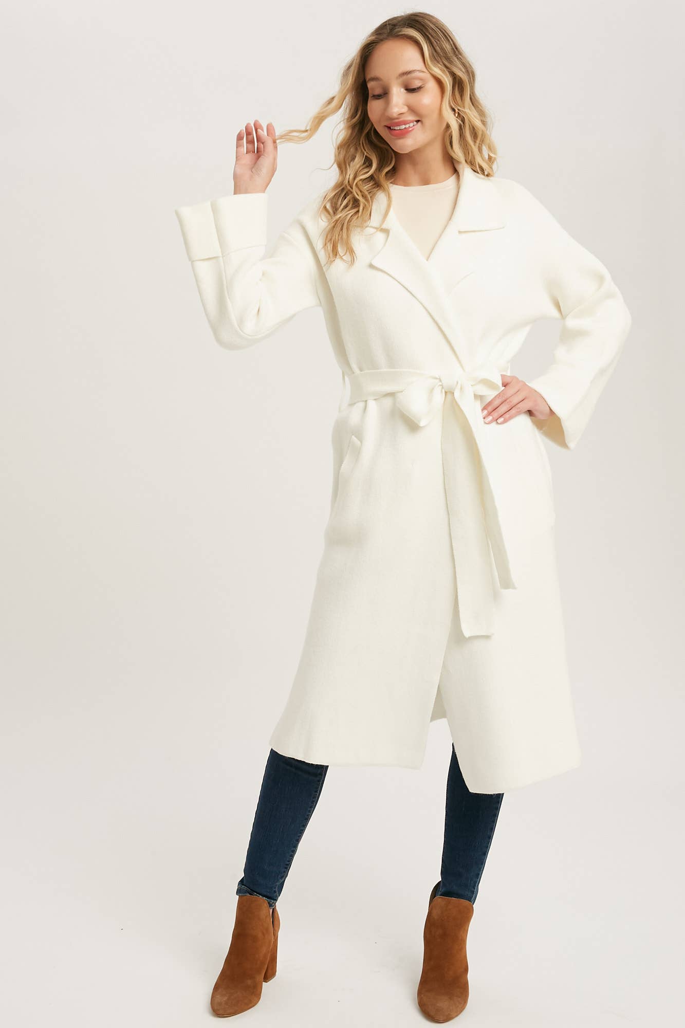 Nancy Knit Trench