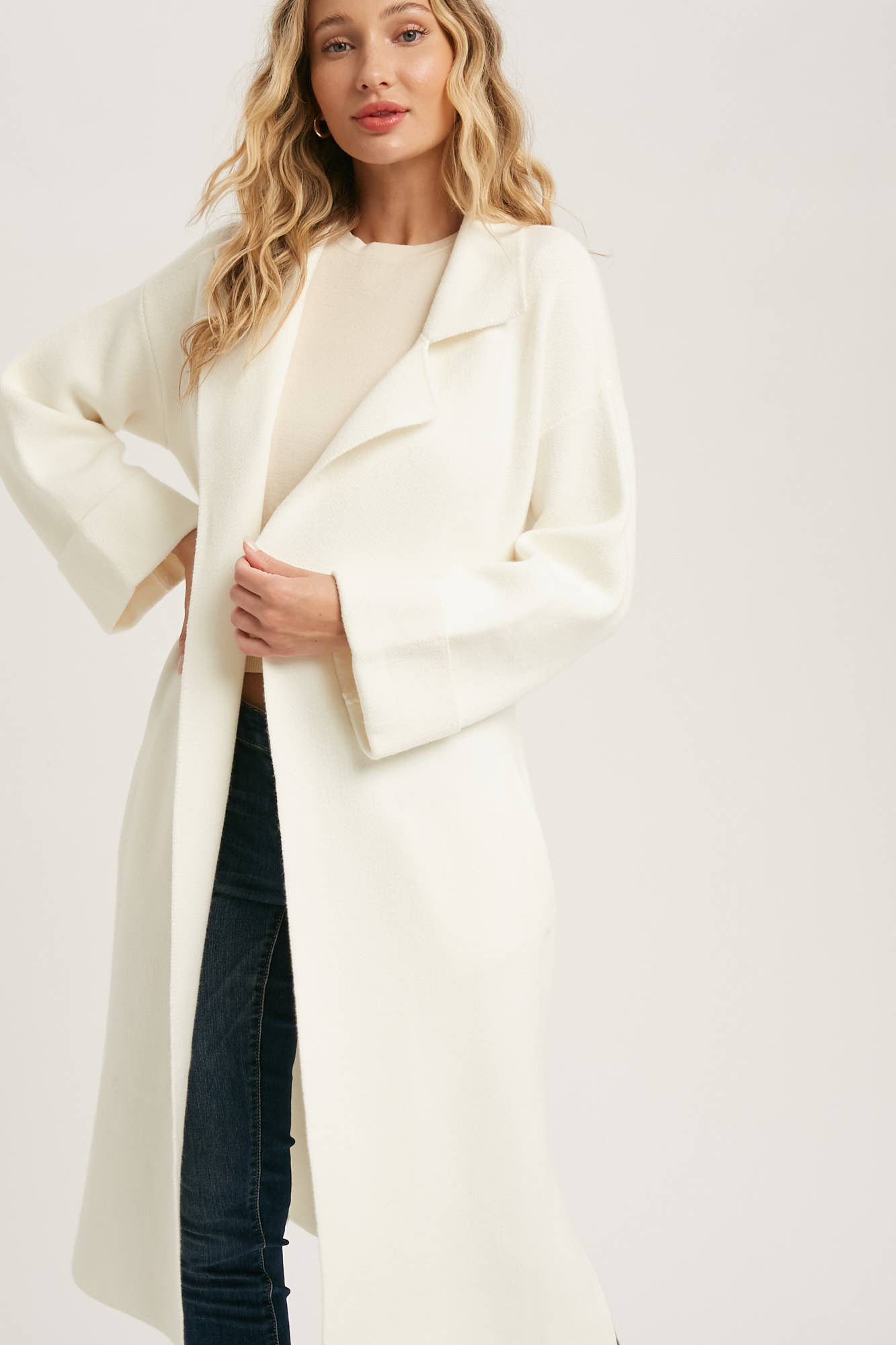 Nancy Knit Trench