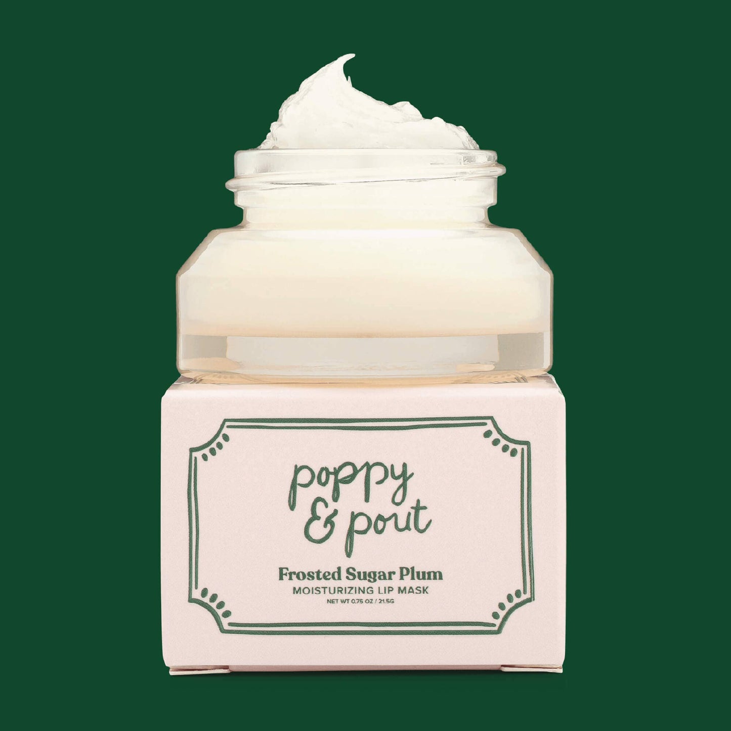 Poppy & Pout Lip Mask - Limited Edition Frosted Sugar Plum