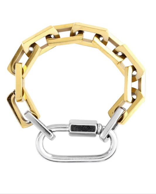 Carabiner Square Bracelet