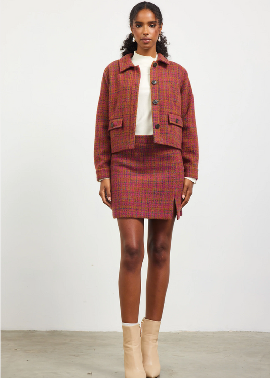 Multi Plum Jacket