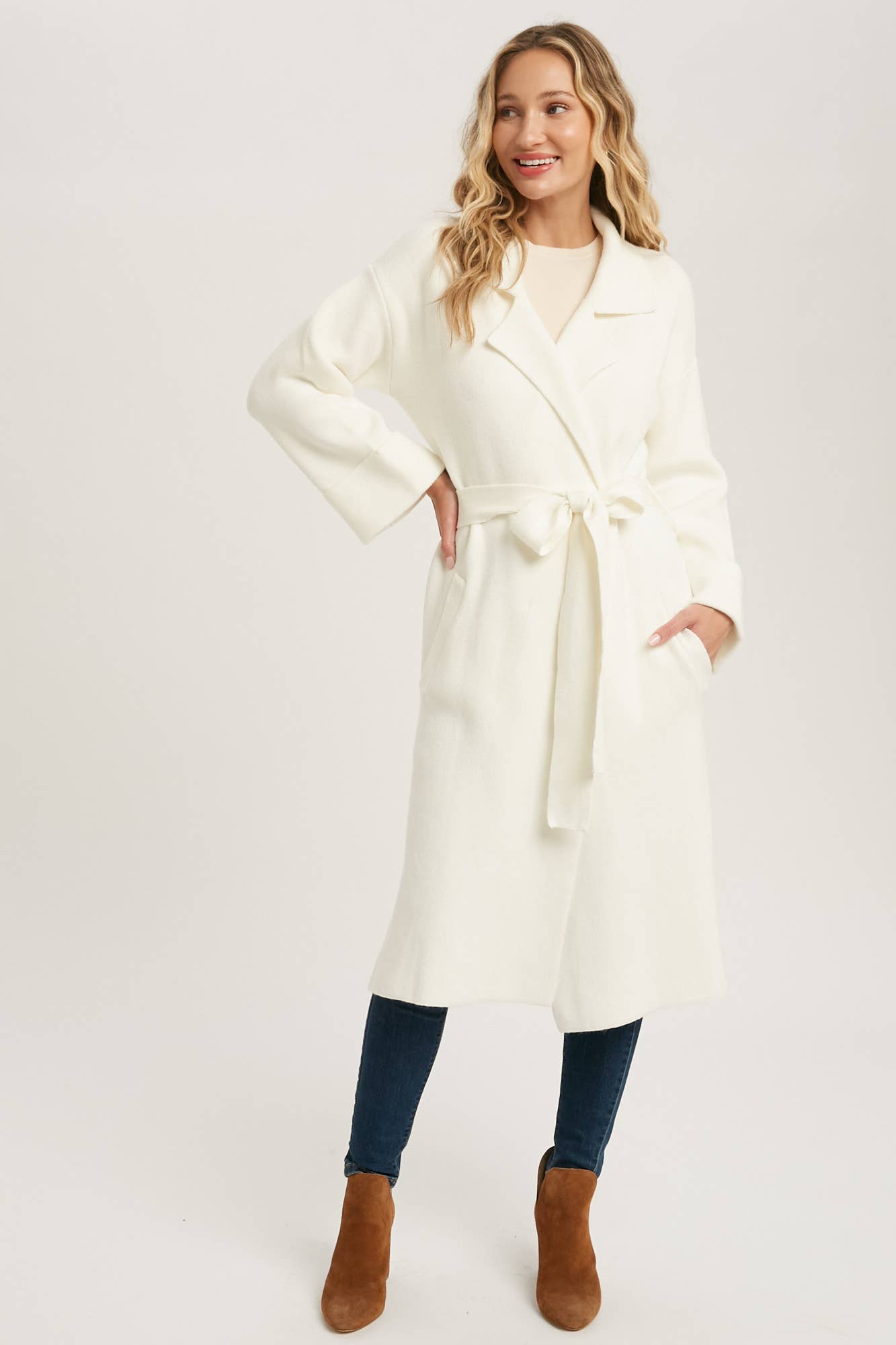 Nancy Knit Trench